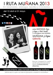 I Ruta Muñana 2013 en Granada, Málaga, Sevilla y Córdoba