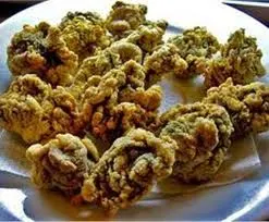 Ortiguillas (anémonas) de mar fritas